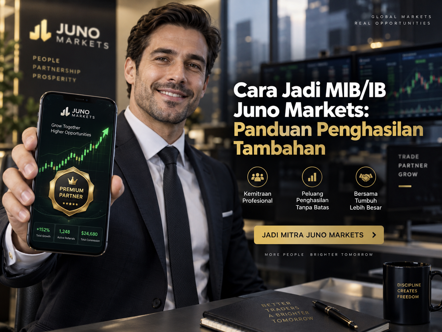 Cara Jadi MIB/IB Juno Markets: Panduan Penghasilan Tambahan